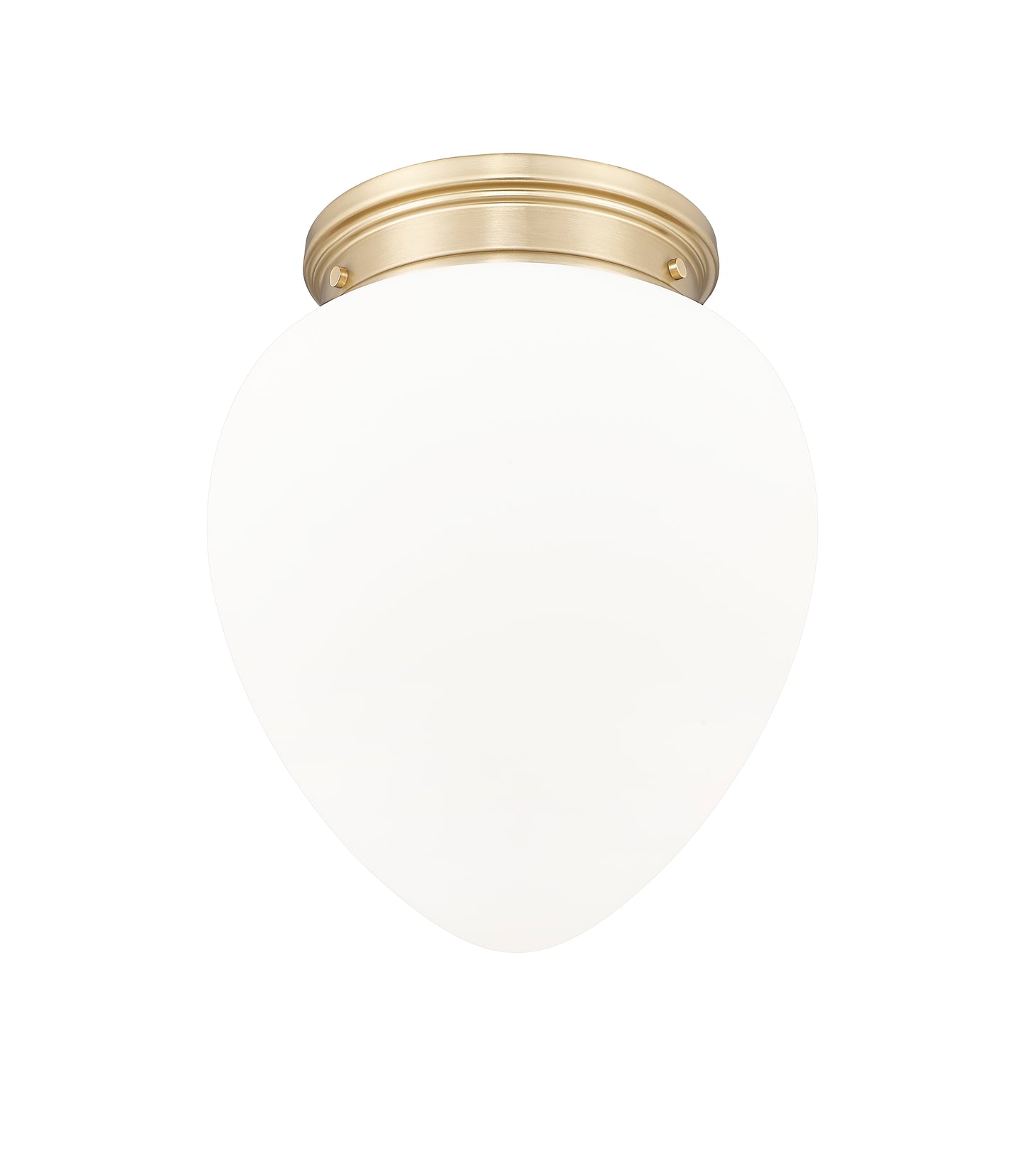 1945F12-MGLD - Gideon 1 Light Flush 12" Mount - Modern Gold