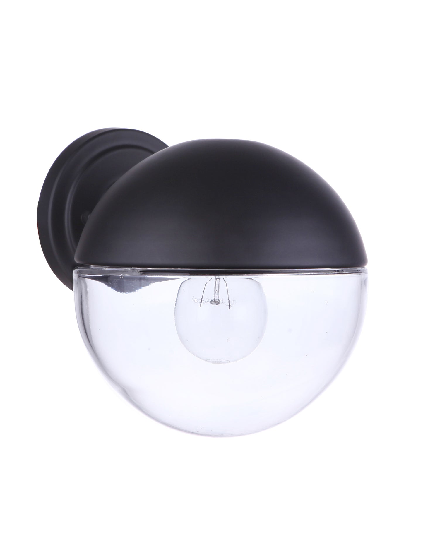 ZA3414-MN - Evie 1 Light 7.88" High Outdoor Wall Lantern - Midnight