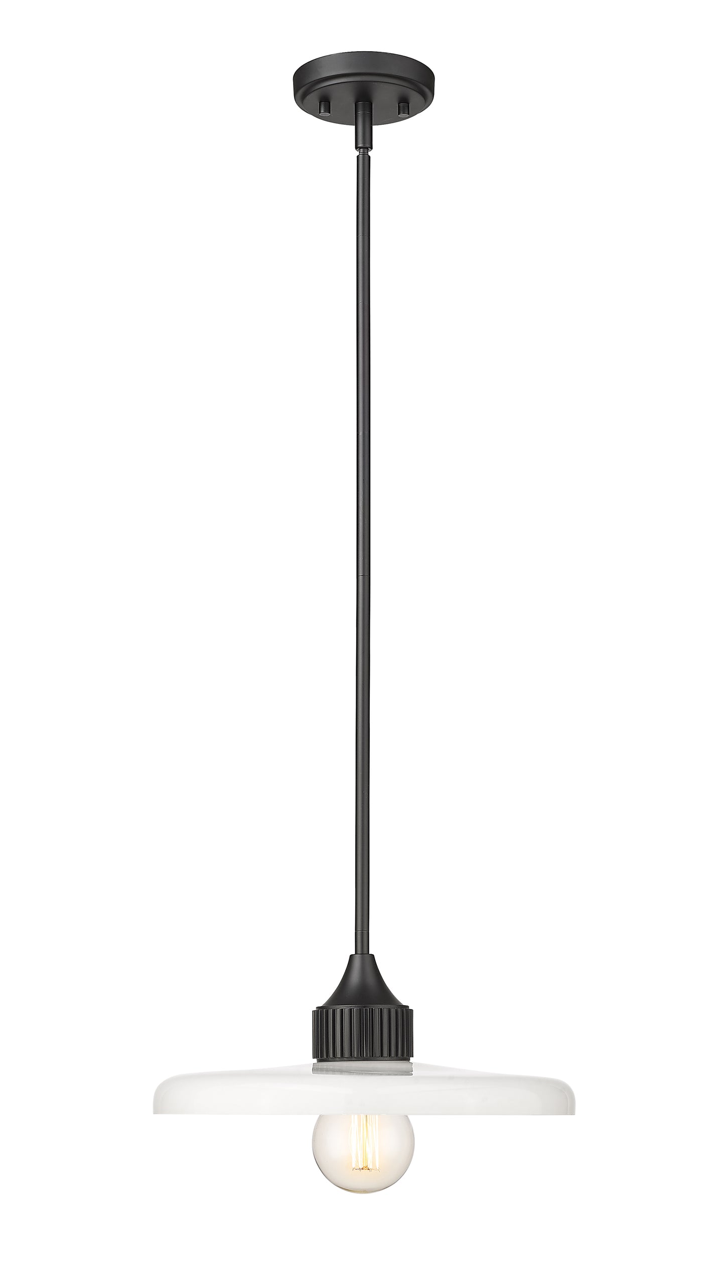 820P14-MB - Paloma 1 Light 14" Pendant - Matte Black