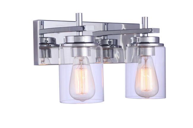 17414CH2 - Reeves 2 Light 14" Wide Vanity Light - Chrome