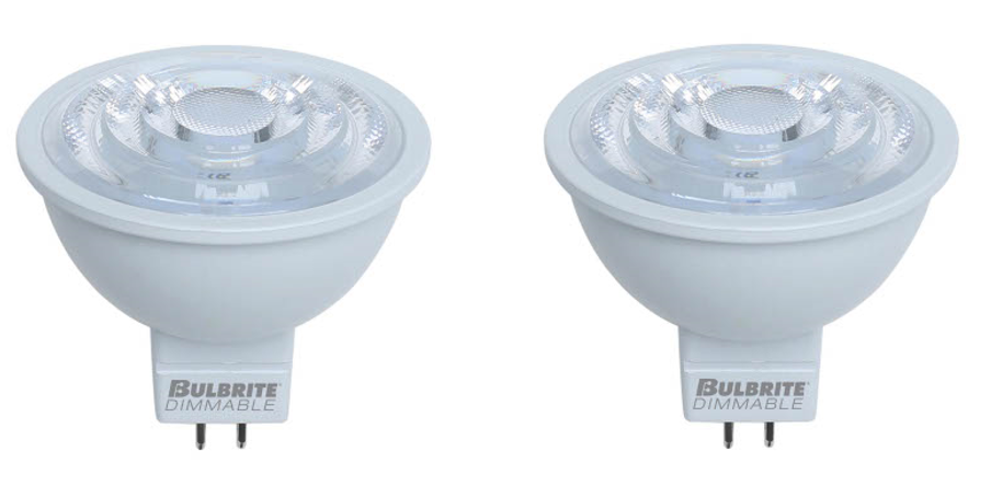 771088 - Dimmable MR16 LED GU5.3 Base Light Bulb - 7 Watt - 3000K - 2 Pack