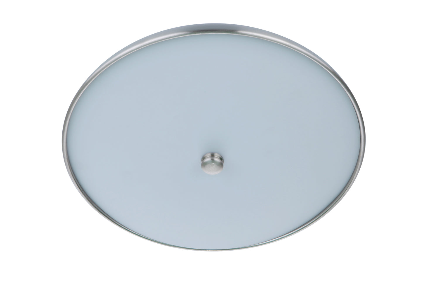X6813-FBBNK-LED - Soul 1 Light 12.5" Wide Flush Mount - Flat Black / Brushed Polished Nickel