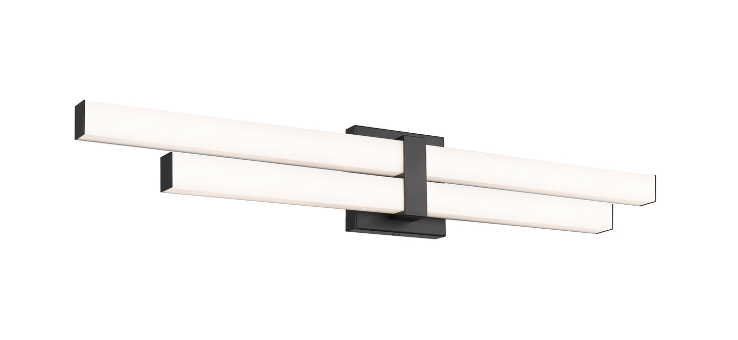 1008-32W-MB-LED - Zane 2 Light 32" Vanity - Matte Black