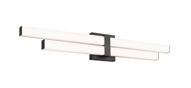 1008-32W-MB-LED - Zane 2 Light 32" Vanity - Matte Black