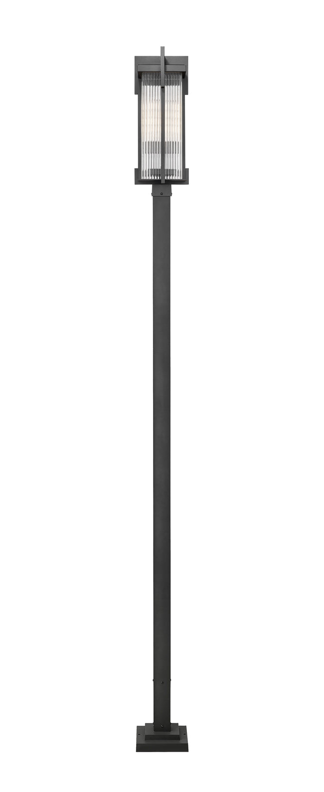 5031PHBS-536P-BK - Fortis 2 Light 119" Post Light - Sand Black