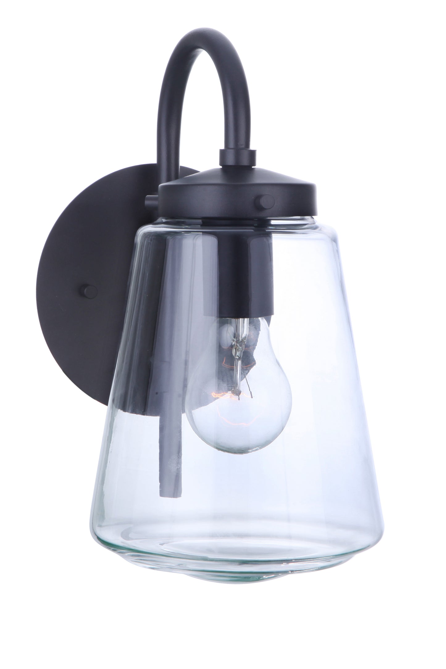 ZA3804-MN - Laclede 1 Light 12" High Outdoor Wall Lantern - Midnight