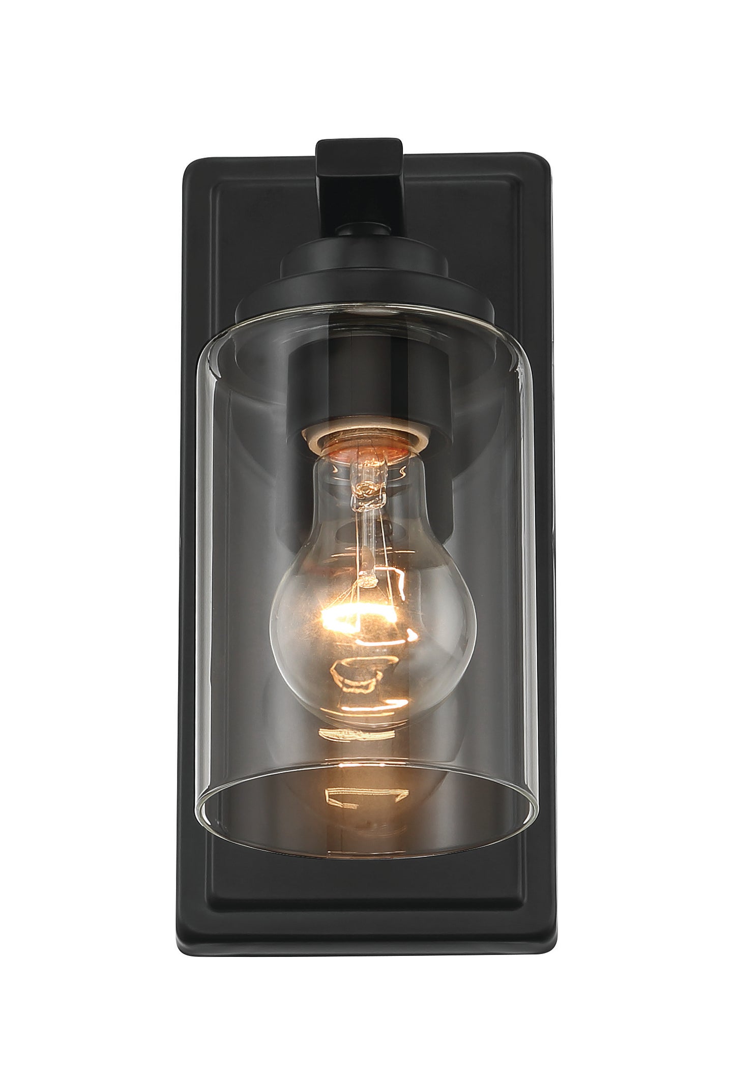 20404FB1 - Clark 1 Light 10" High Wall Sconce - Flat Black
