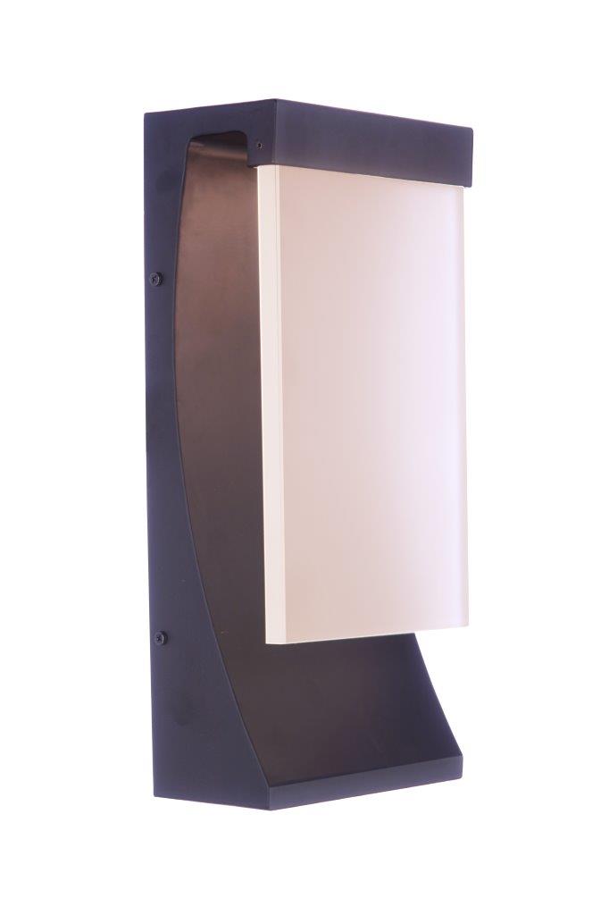 ZA5814-MN-LED - Vault 1 Light 15" High Outdoor Wall Lantern - Midnight