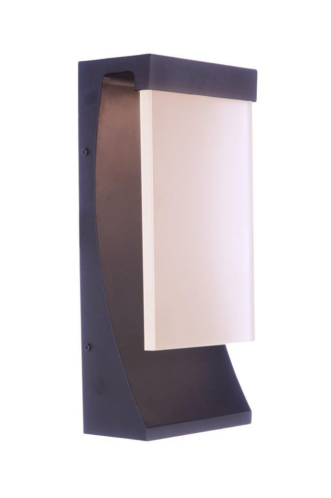 ZA5814-MN-LED - Vault 1 Light 15" High Outdoor Wall Lantern - Midnight