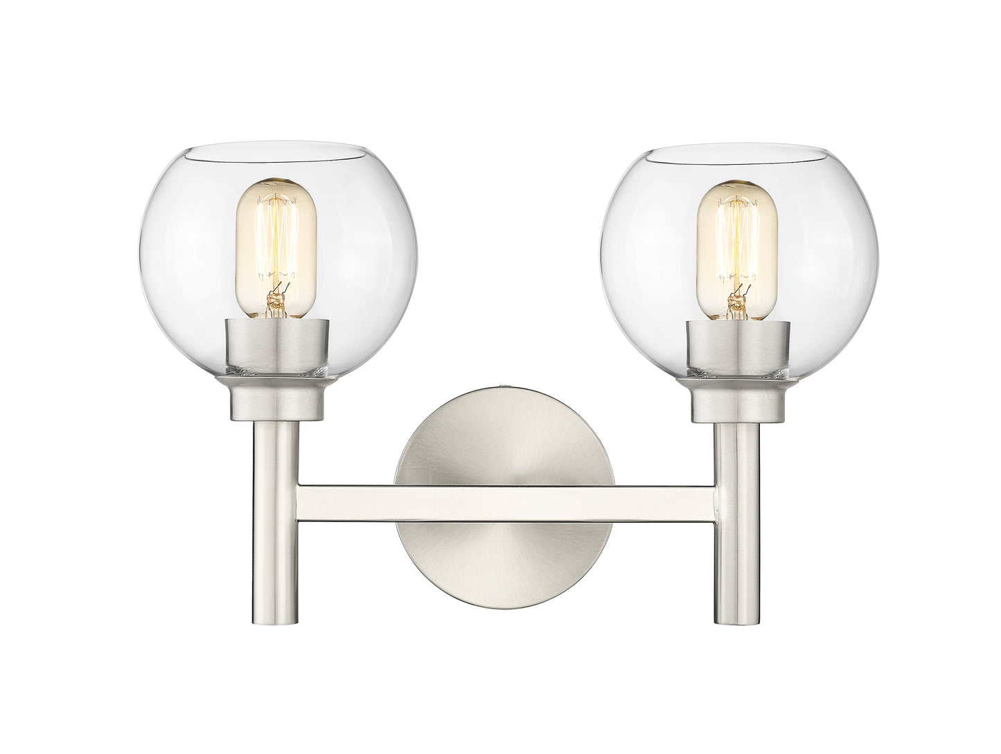 7502-2V-BN - Sutton 2 Light 16" Vanity - Brushed Nickel