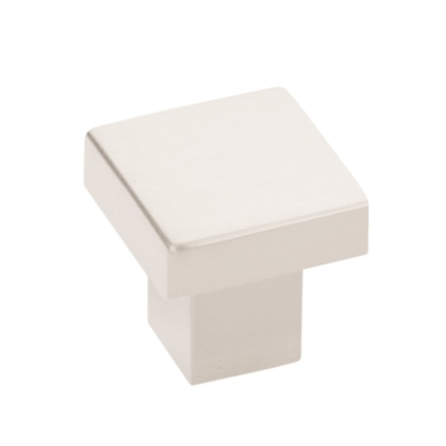86702US15 -Hunter 1-1/4" Square Cabinet Knob- Modern Rectangular collection - Satin Nickel