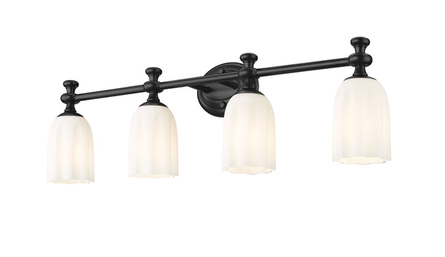 1102-4V-MB - Orion 4 Light 31" Vanity - Matte Black