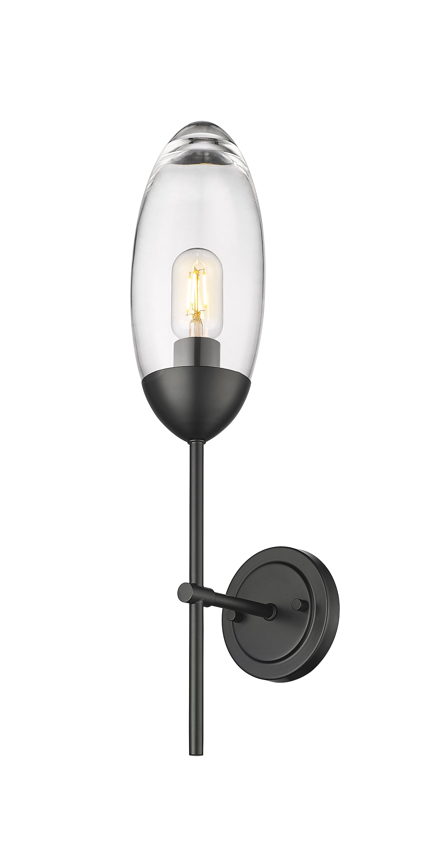 651S-MB - Arden 1 Light Wall 22" Sconce - Matte Black