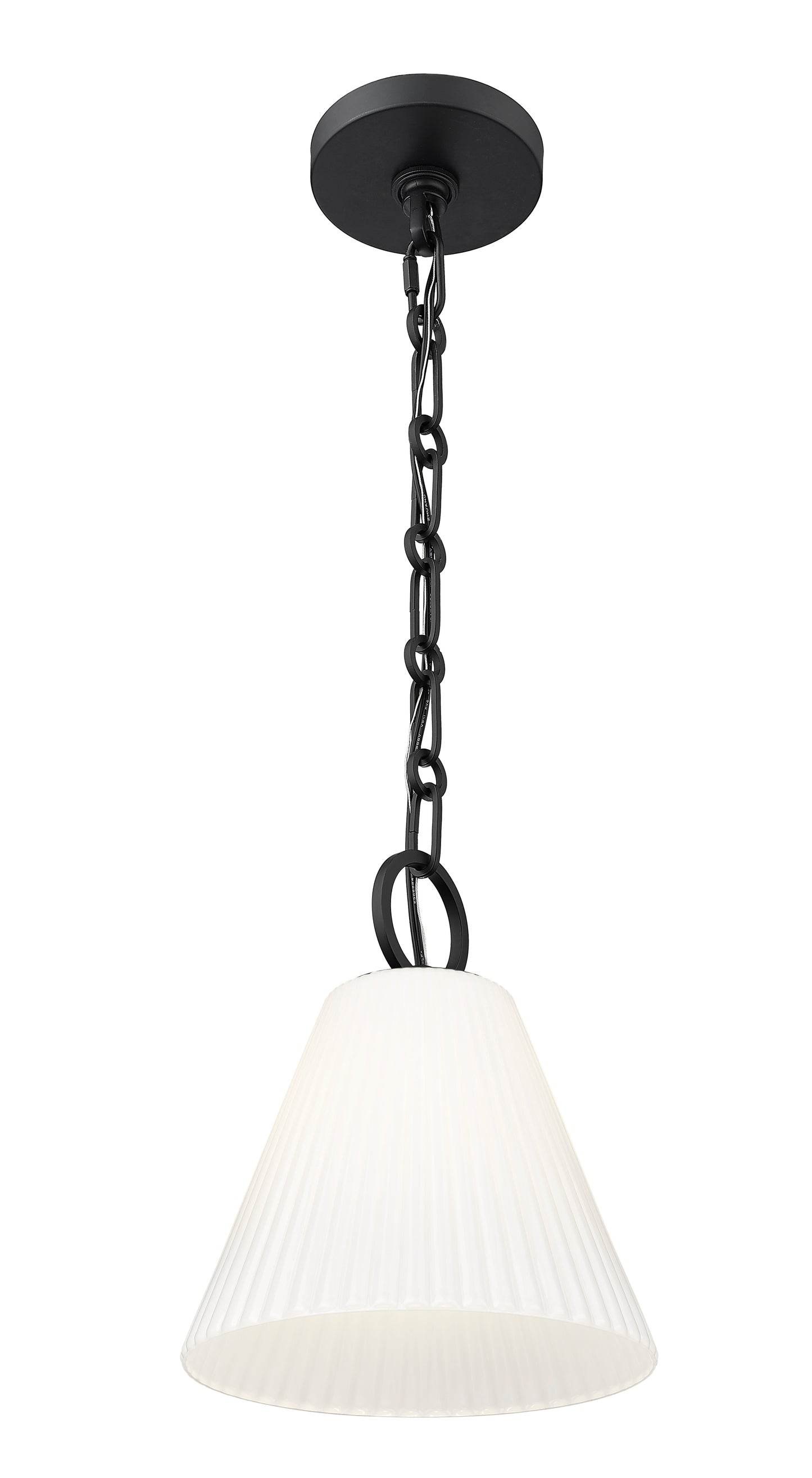 3042P10-MB - Alaric 1 Light 10" Pendant - Matte Black