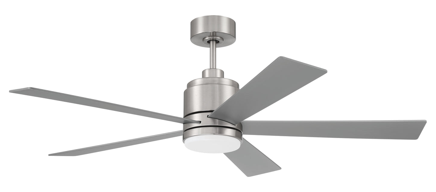 MCY52BNK5 - McCoy 52 5 Blade 52" 5 Blade Ceiling Fan with Light Kit - Brushed Nickel