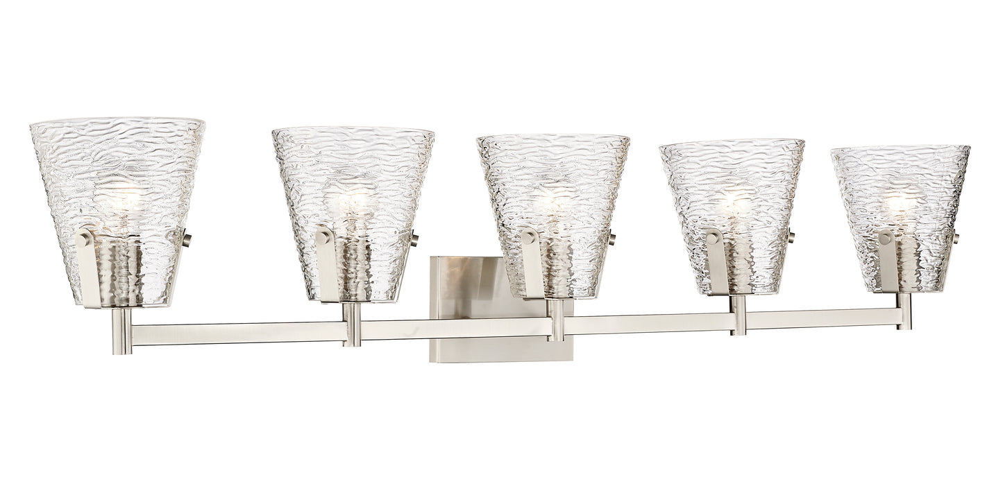 1101-5V-BN - Analia 5 Light 46" Vanity - Brushed Nickel