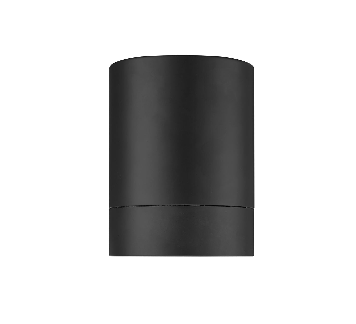 1006F6-MB-LED - Algar 1 Light Flush 6" Mount - Matte Black