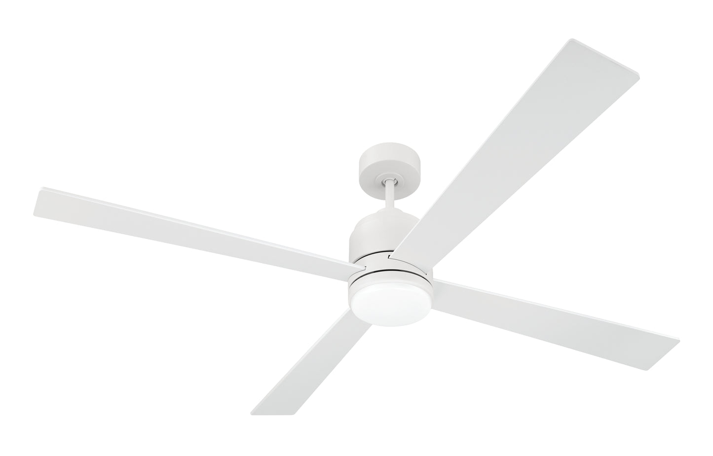 MCY60W4 - McCoy 60" 4-blade ceiling fan with 2-wire HW wall control 60" 4 Blade Ceiling Fan with Light Kit - White