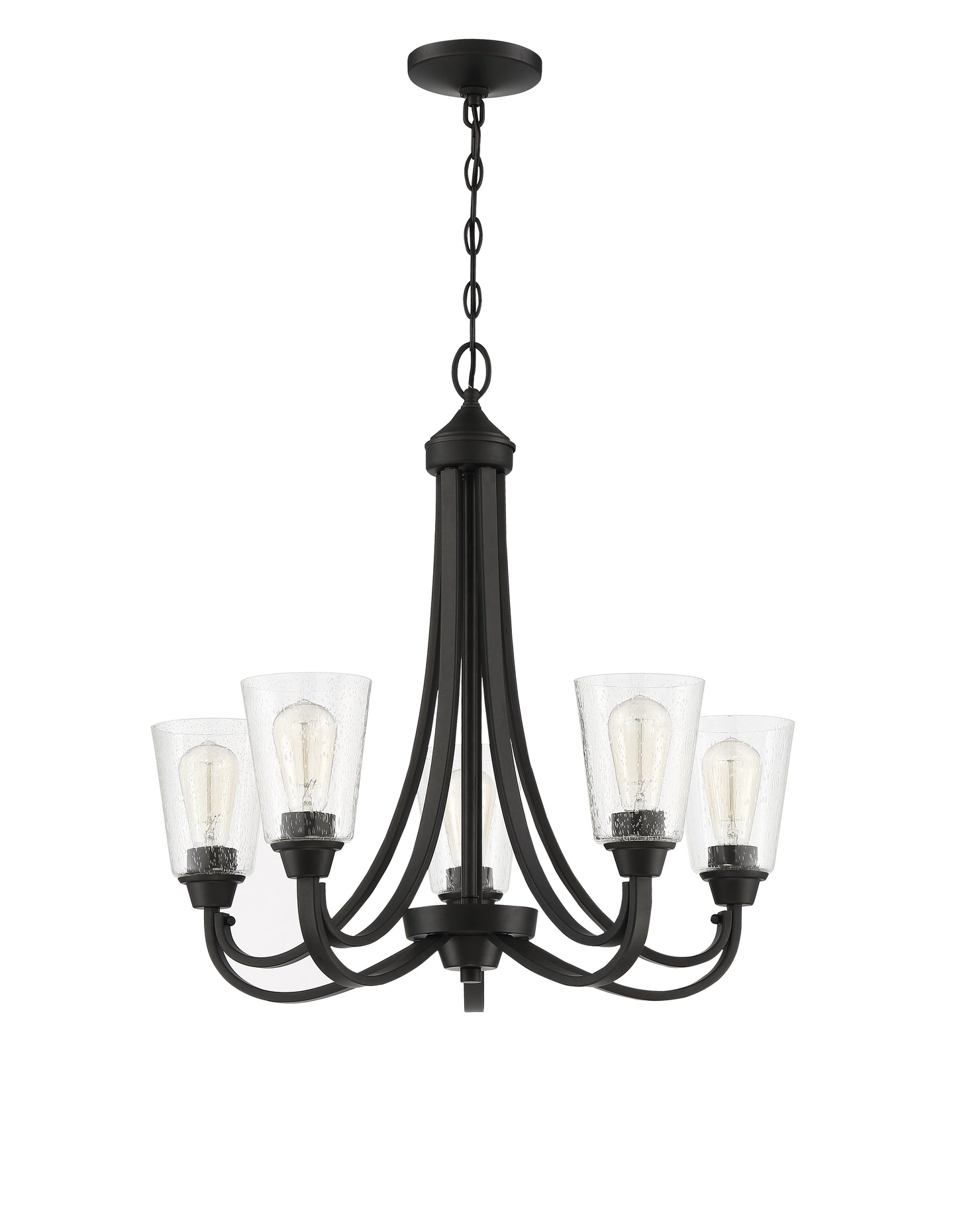 41925-ESP-CS - Grace 5 Light 26" Wide Chandelier - Espresso