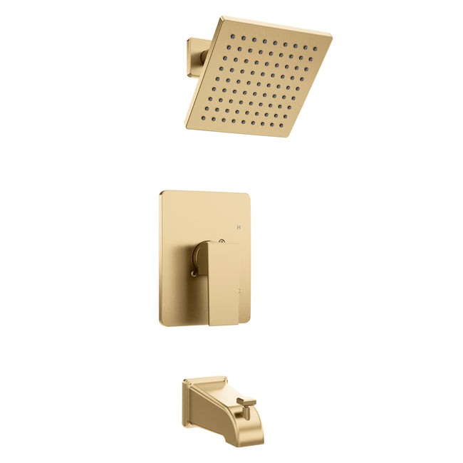 RBCN2-SHS-CB - Rubicon Modern Shower System in Champagne Bronze