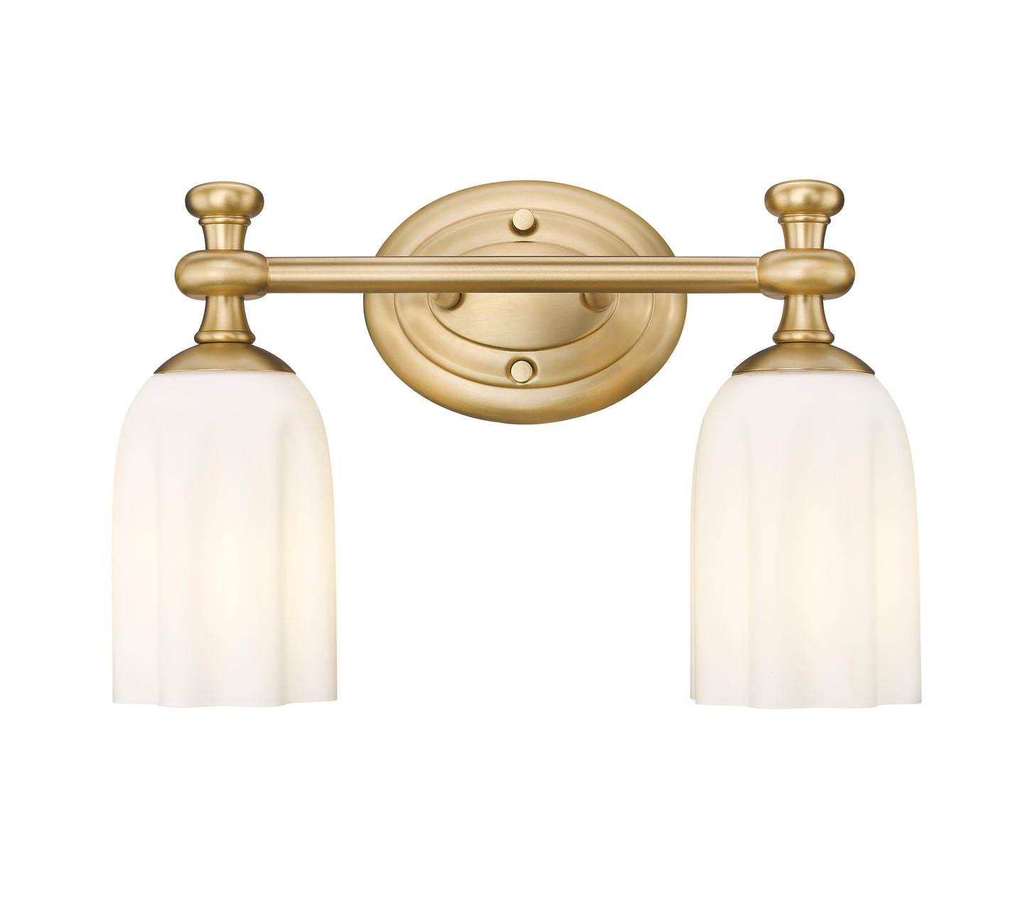 1102-2V-MGLD - Orion 2 Light 14" Vanity - Modern Gold