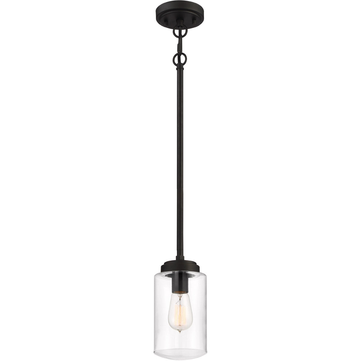 52191-ESP - Crosspoint 1 Light 5" Wide Outdoor Pendant - Espresso