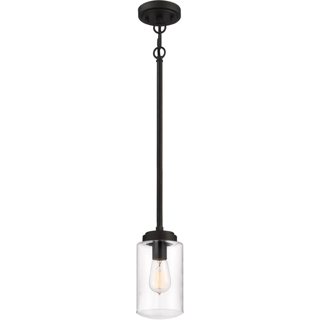 52191-ESP - Crosspoint 1 Light 5" Wide Outdoor Pendant - Espresso