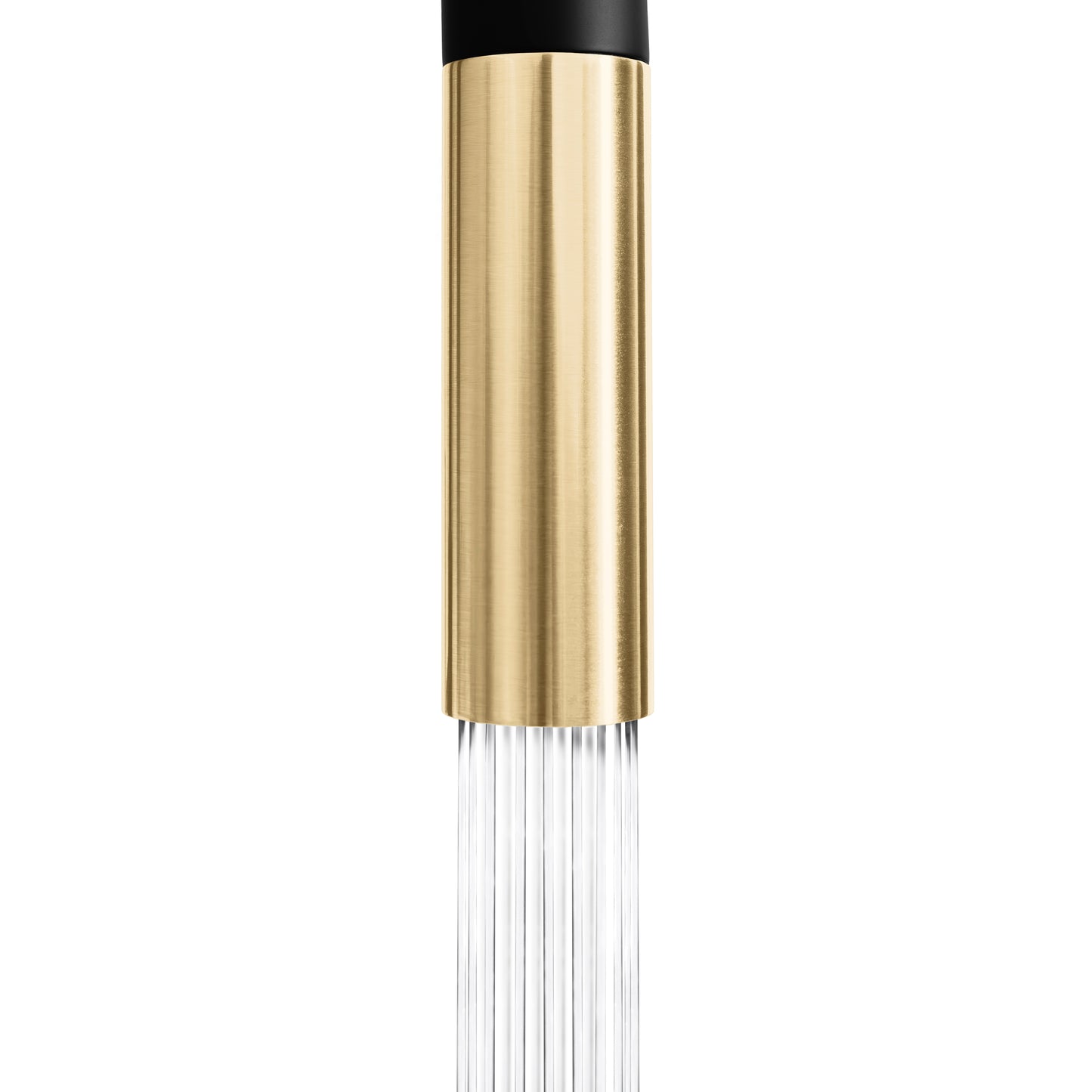 GEM-KF-ZMBCB - Autograph Edition Gemini Pull Down Single Handle Kitchen Faucet in Matte Black and Champagne Bronze