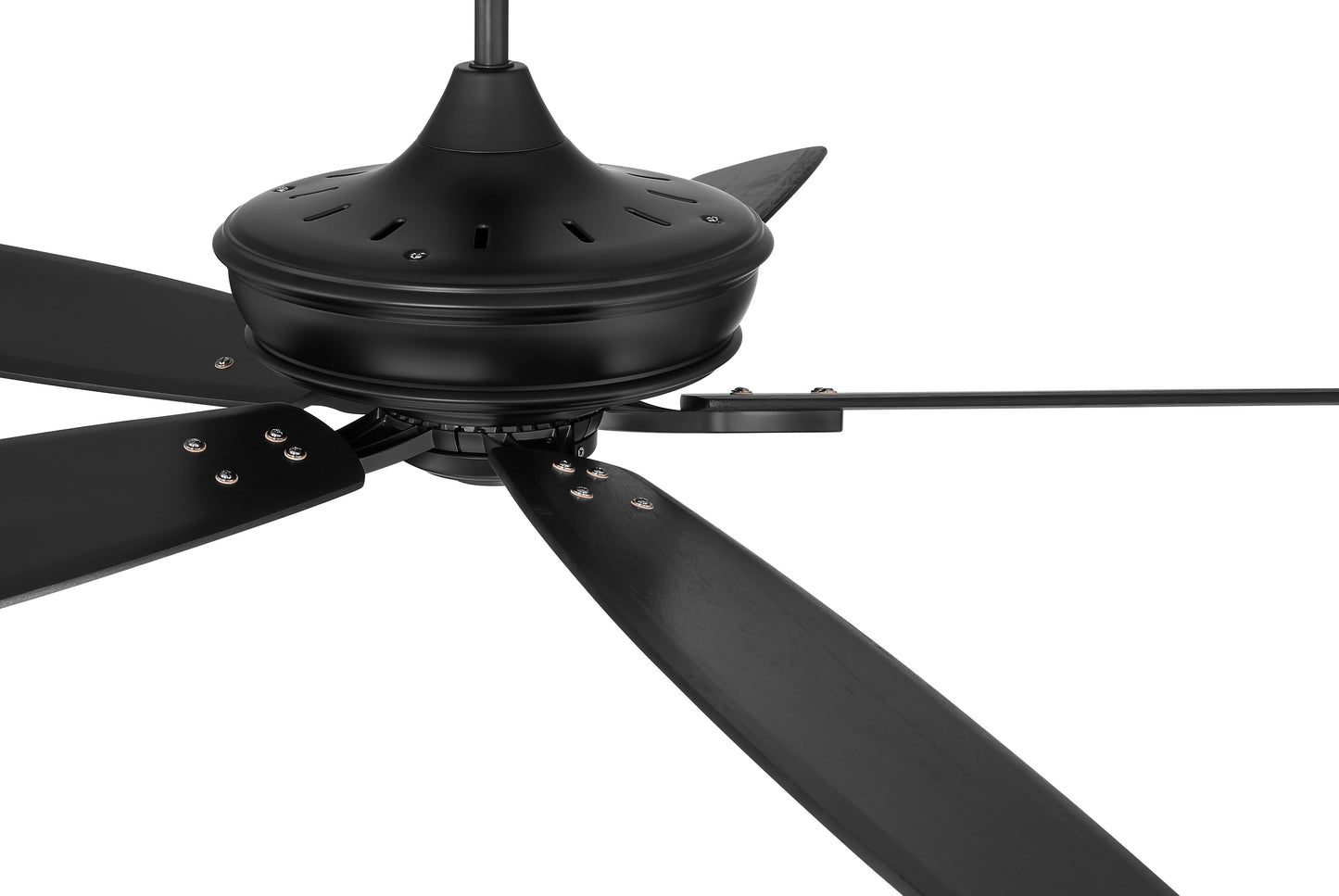 SNT60FB5 - Santori 60 Indoor/Outdoor 60" 5 Blade Indoor Outdoor Ceiling Fan with Light Kit - Flat Black
