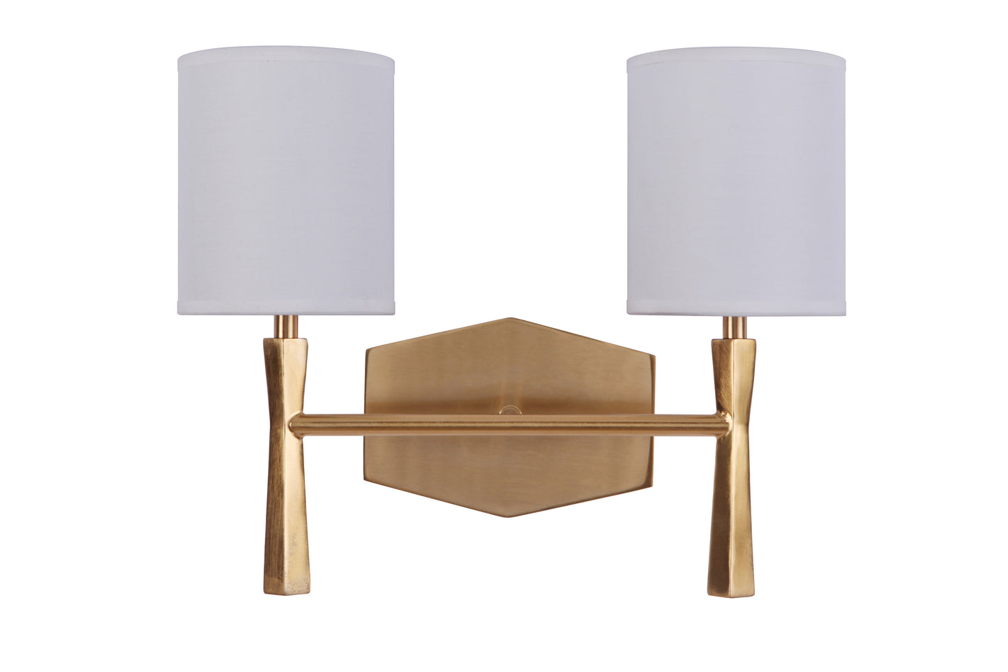 16014SB2 - Chatham 2 Light 13.75" Wide Vanity Light - Satin Brass