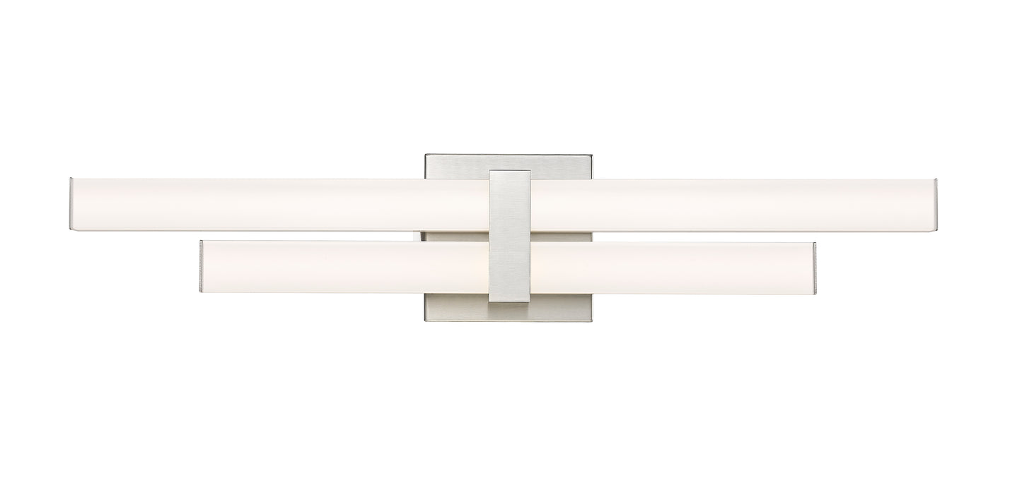 1008-25W-BN-LED - Zane 2 Light 25" Vanity - Brushed Nickel