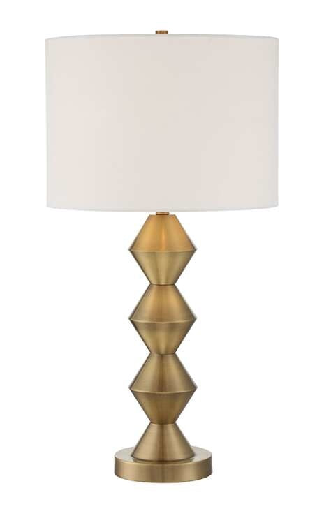 86244 - 1 Light 26" High Table Lamp - Satin Brass