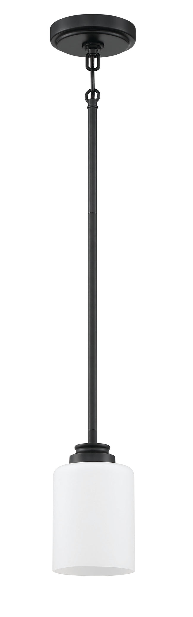 50591-FB-WG - Bolden 1 Light 5" Wide Mini Pendant - Flat Black