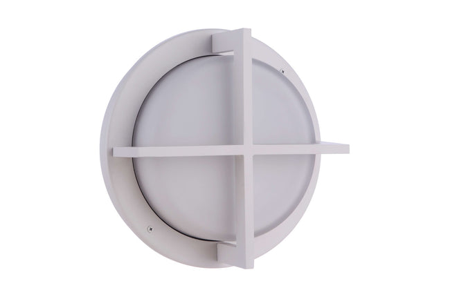 ZA5902-TW - Bulkhead Round 1 Light 3.94" High Outdoor Wall/Ceiling Mount - Textured White