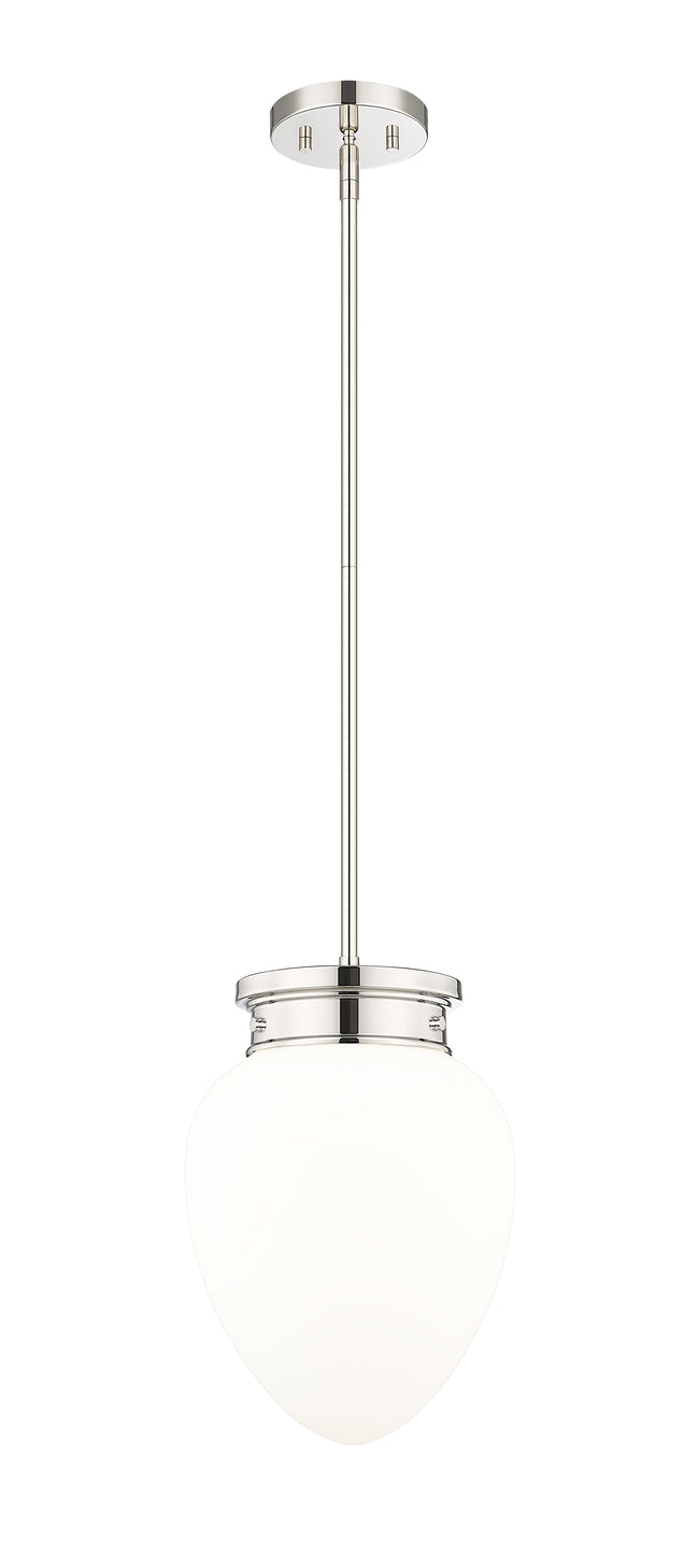 1945P9-PN - Gideon 1 Light 10" Pendant - Polished Nickel