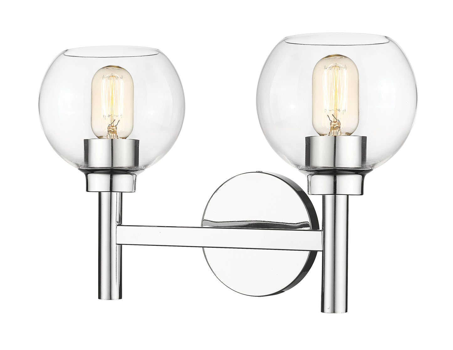 7502-2V-CH - Sutton 2 Light 16" Vanity - Chrome