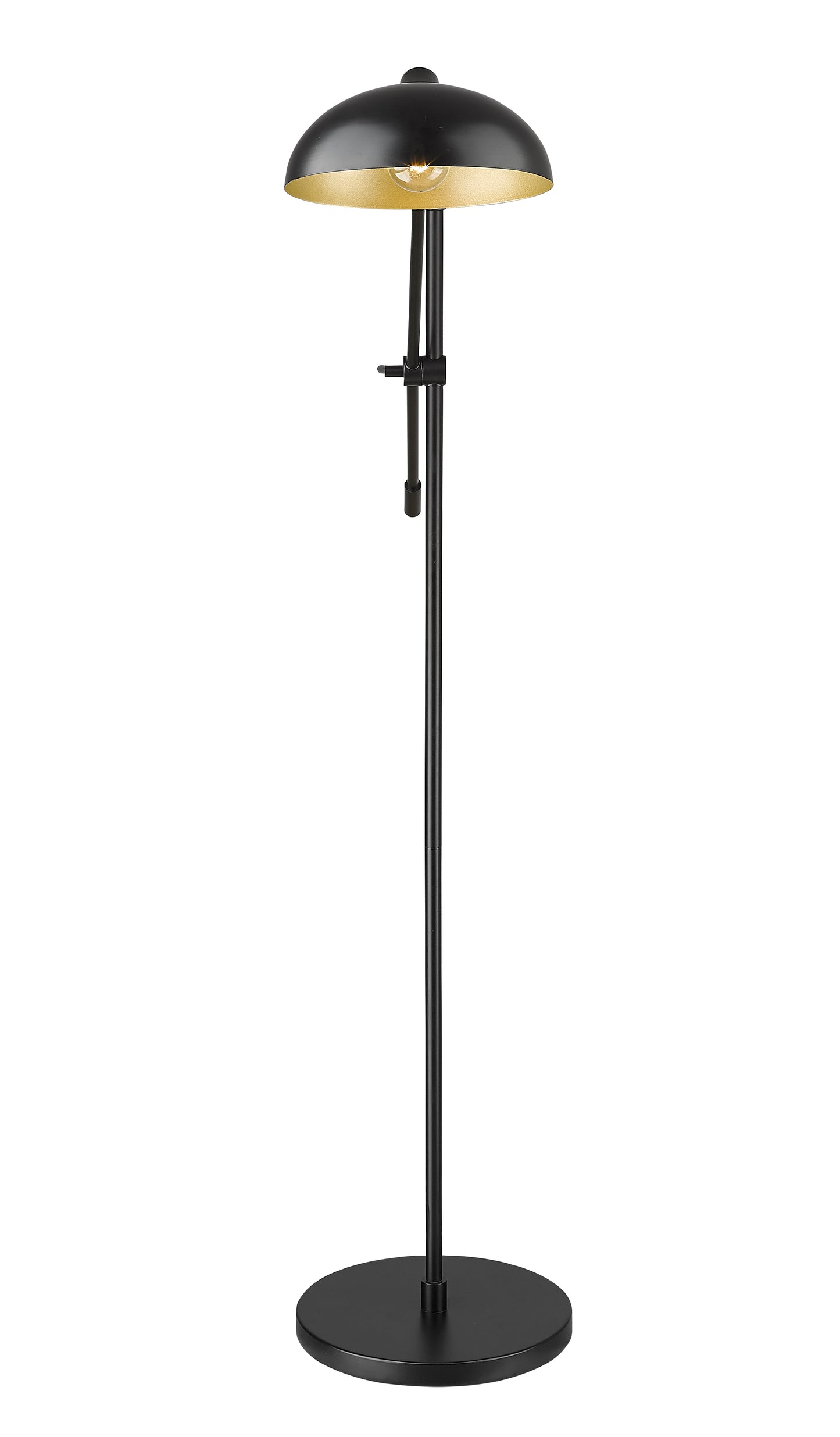 1942FL-MB - Bellamy 1 Light Floor 52" Lamp - Matte Black