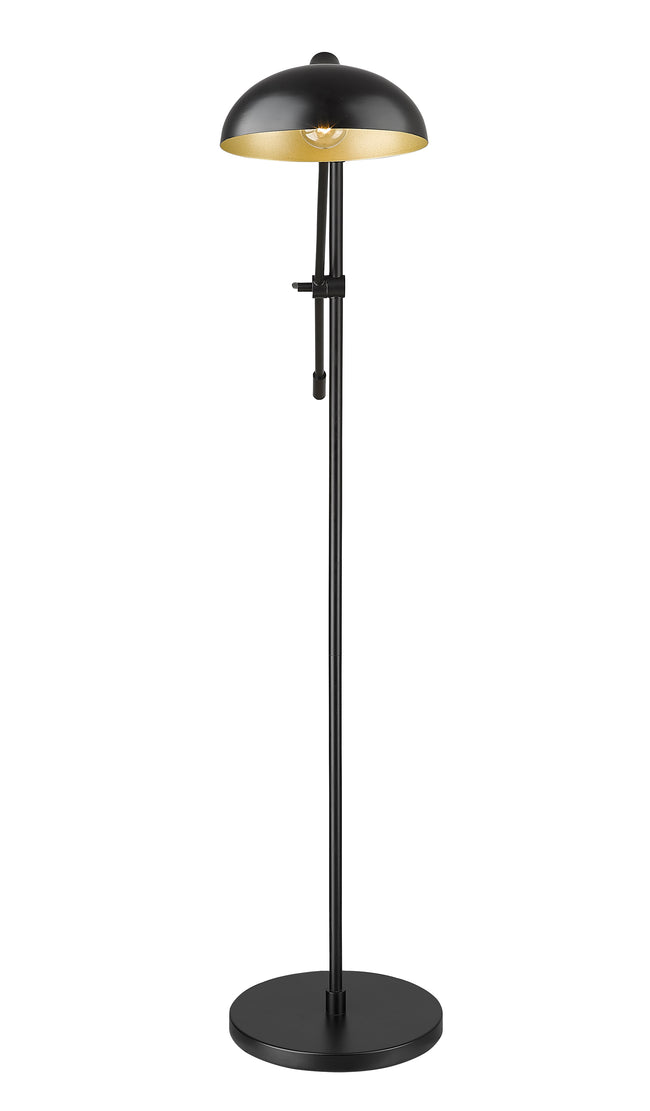 1942FL-MB - Bellamy 1 Light Floor 52" Lamp - Matte Black
