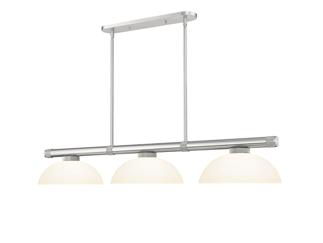 3050-3BN-DMO14 - Vanguard 3 Light 58" Billiard - Brushed Nickel