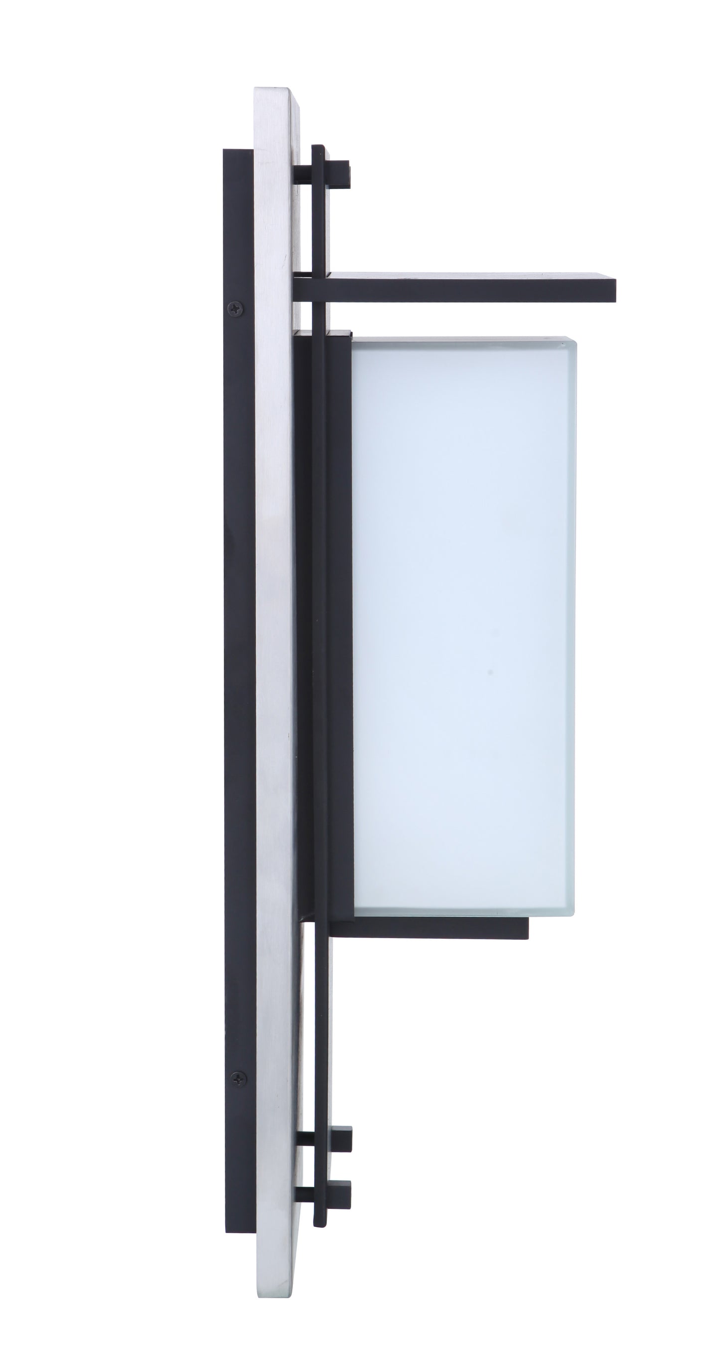 ZA2522-SSMN-LED - Heights 1 Light 24" High Outdoor Wall Lantern - Stainless Steel / Midnight