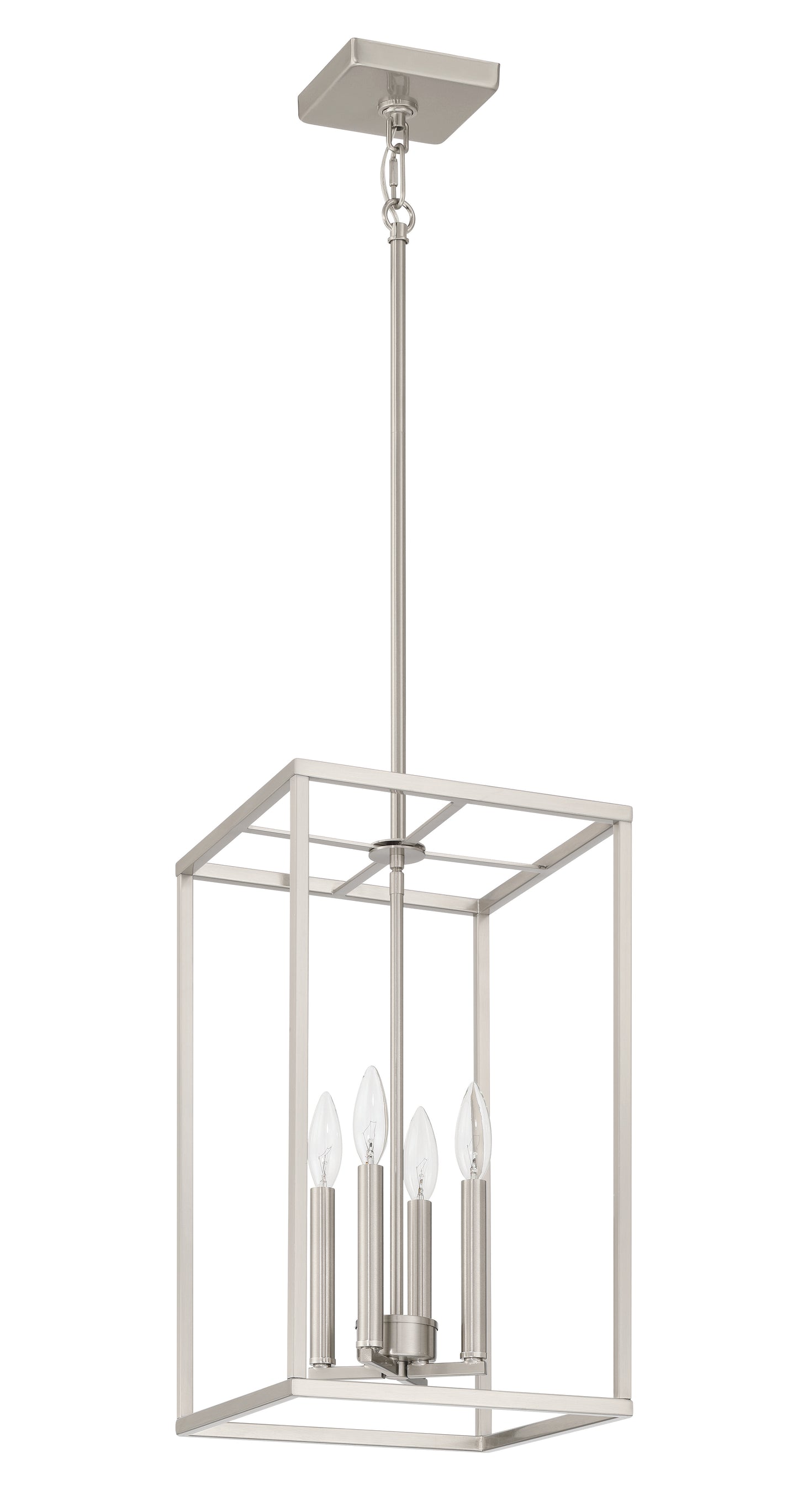 60635-BNK - Signature Foyer 4 Light 12" Wide Foyer Light - Brushed Nickel