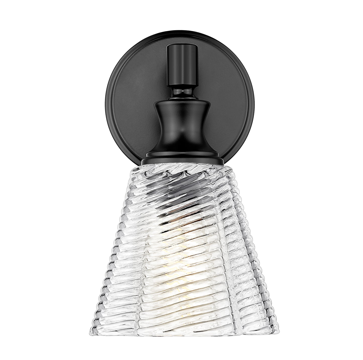 7704-1S-MB - Auden 1 Light Wall 10" Sconce - Matte Black