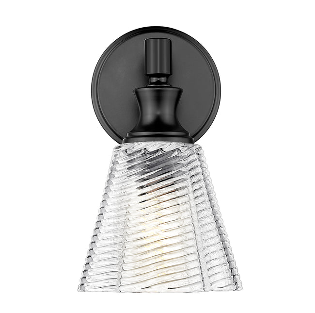 7704-1S-MB - Auden 1 Light Wall 10" Sconce - Matte Black
