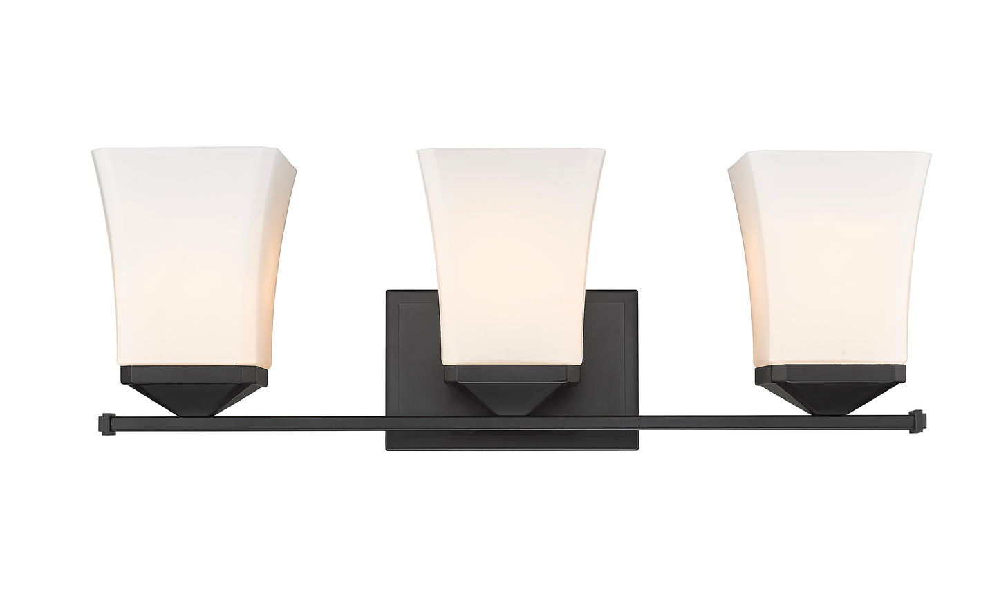 1939-3V-MB - Darcy 3 Light 22" Vanity - Matte Black