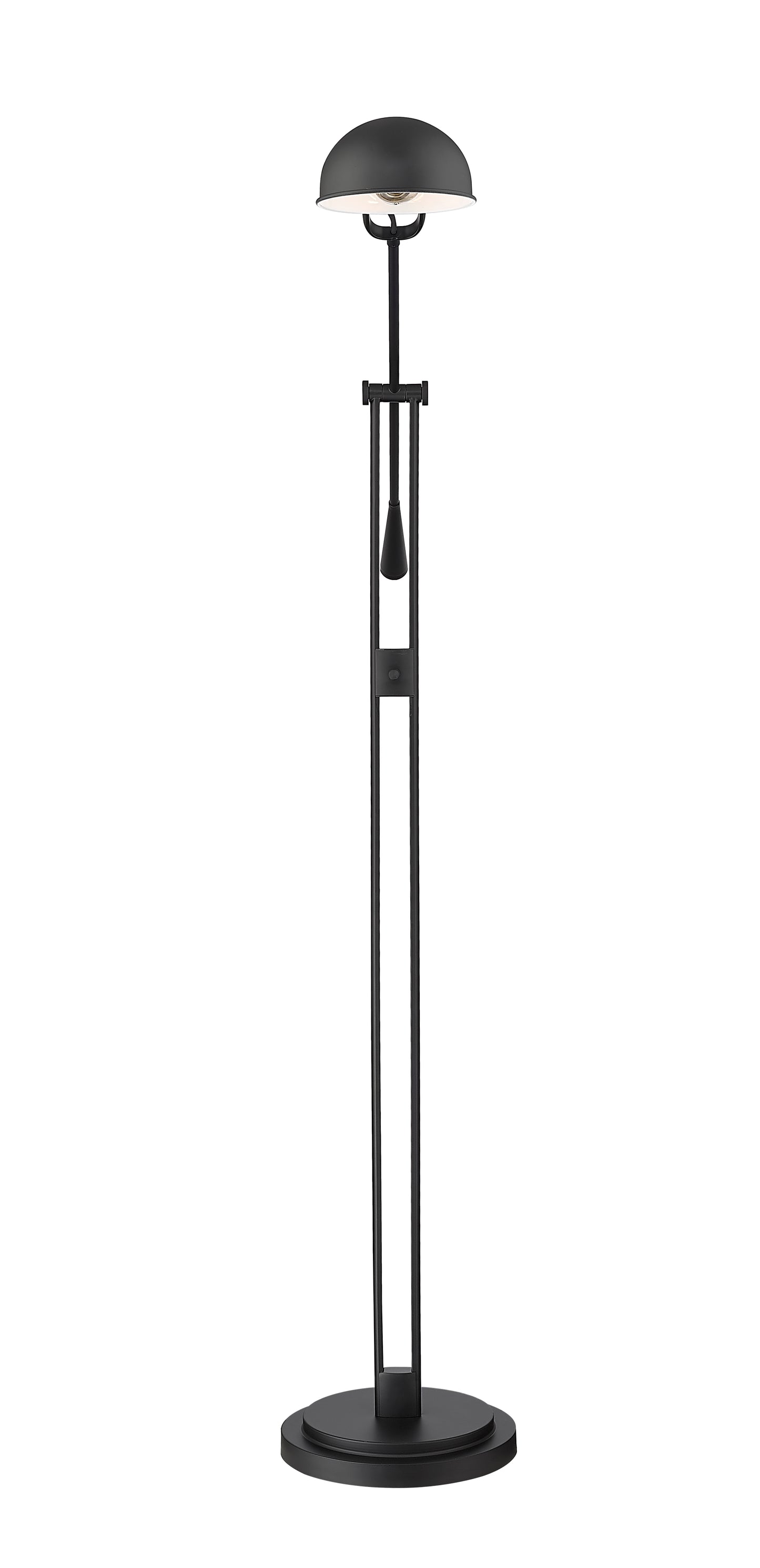 741FL-MB - Grammercy Park 1 Light Floor 82" Lamp - Matte Black
