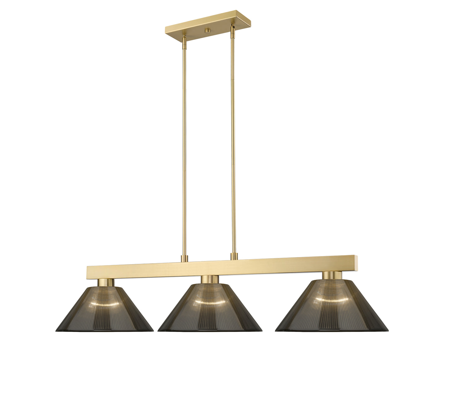152MGLD-ARS - Cobalt 3 Light 50" Billiard - Modern Gold