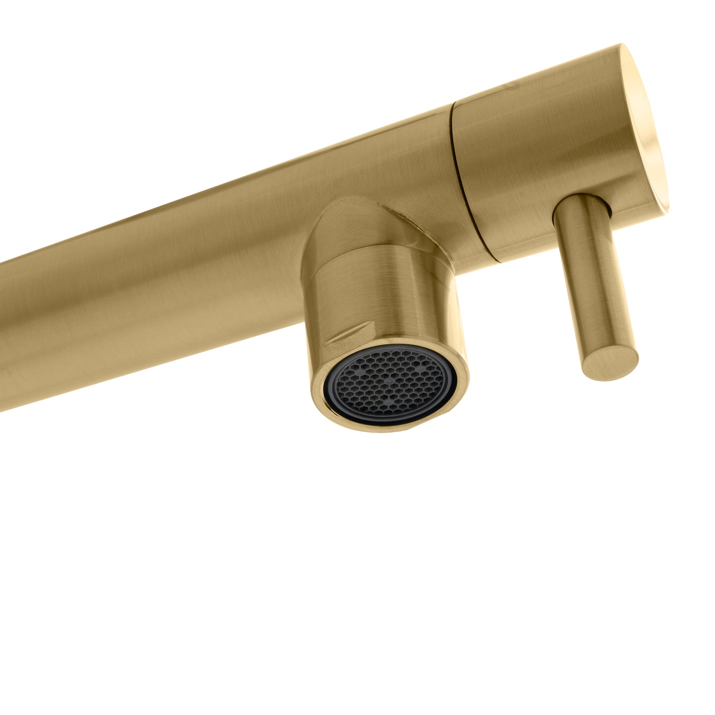 VNG-KF-CB - Van Gogh Pull Down Spring Kitchen Faucet with Pot Filler in Champagne Bronze