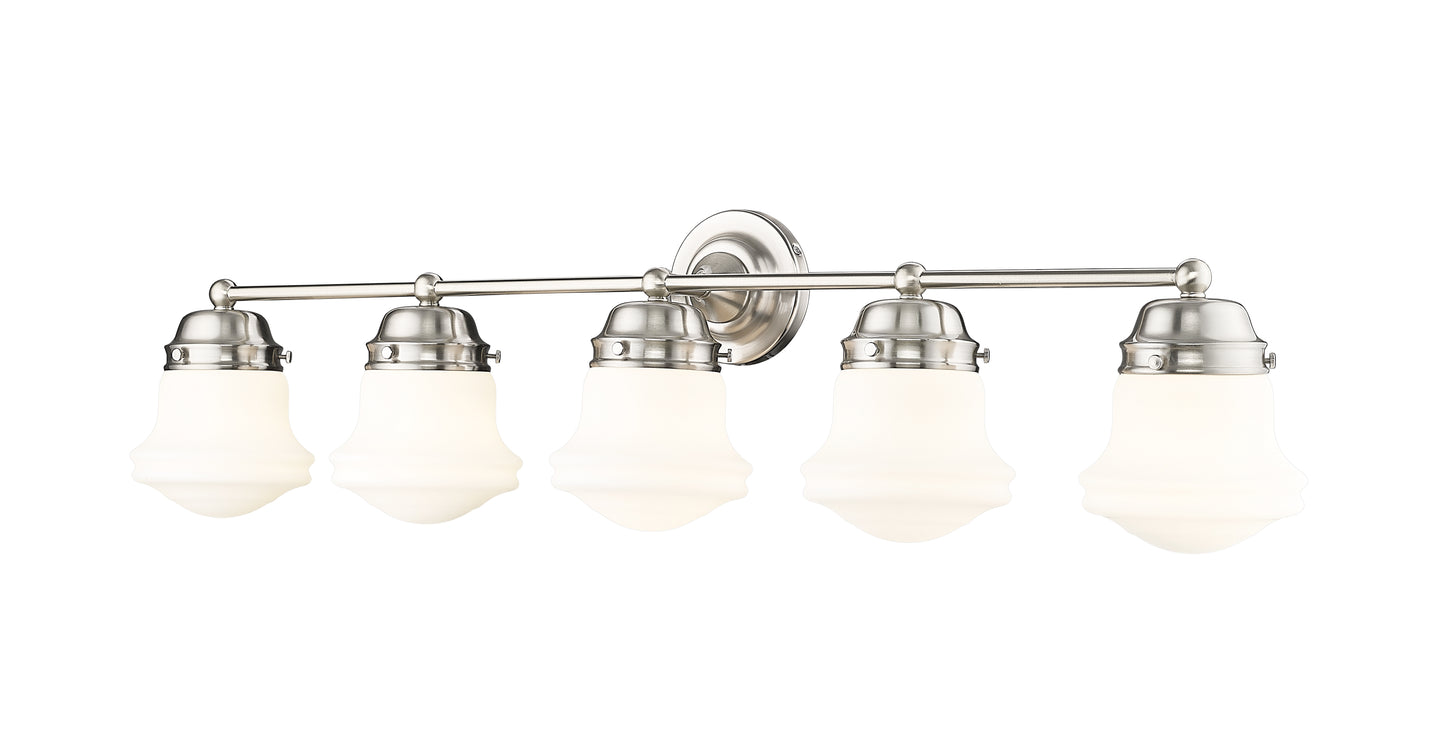 735-5V-BN - Vaughn 5 Light 41" Vanity - Brushed Nickel