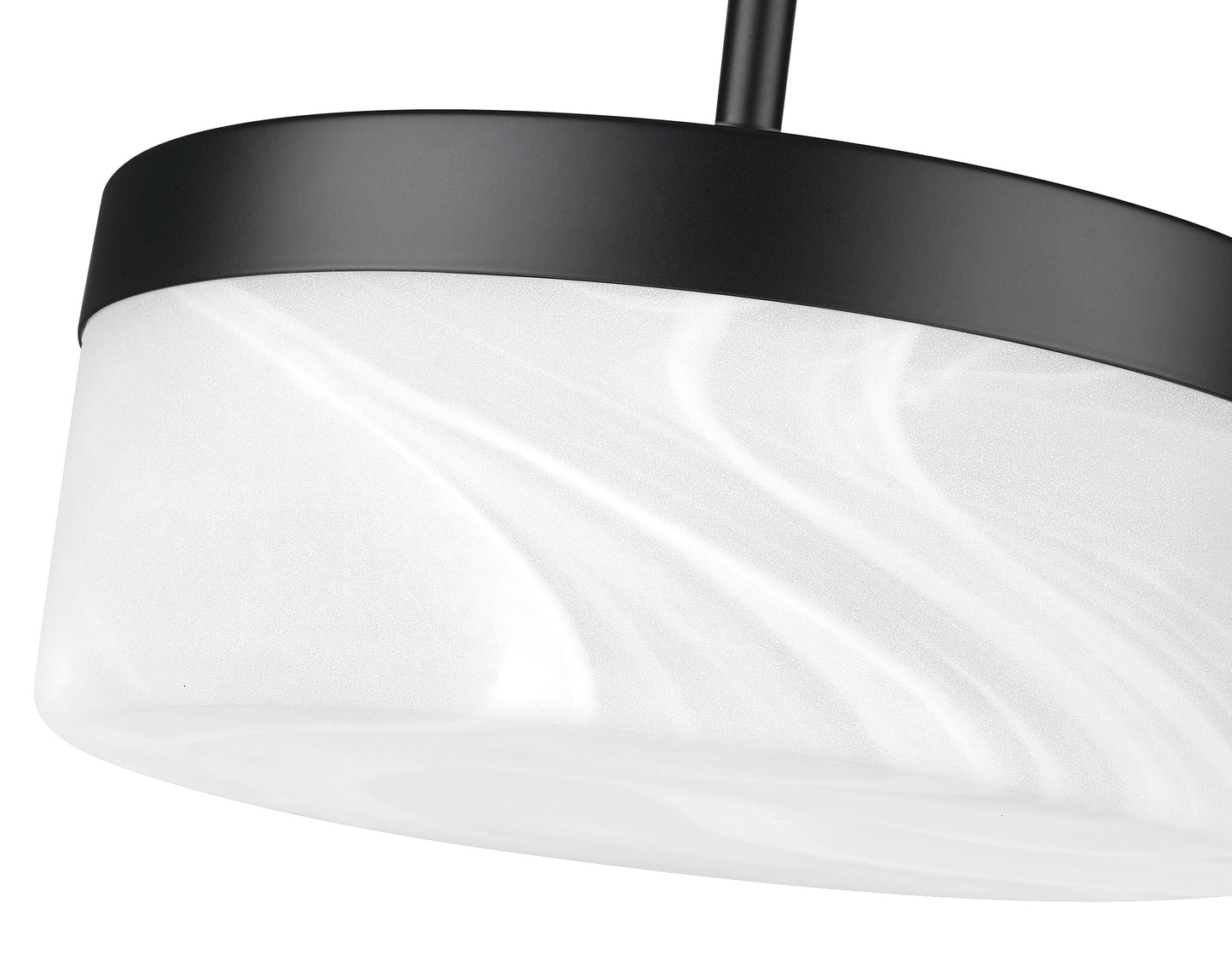 827P9-MB-LED - Renaud 1 Light 9" Pendant - Matte Black