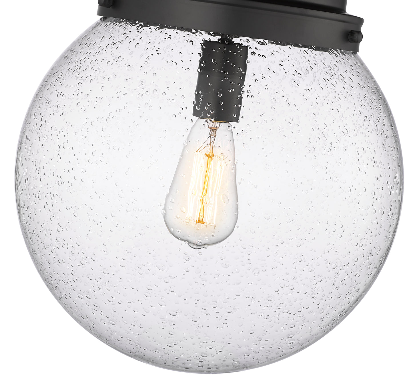 7506F13-MB - Calhoun 1 Light Flush 13" Mount - Matte Black